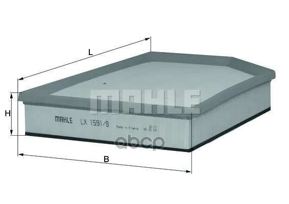 Фильтр Воздушный Mahle/Knecht Lx15919 Mahle/Knecht арт. LX15919