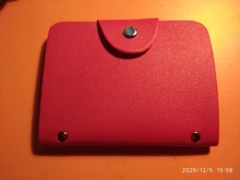 Funda de cuero PU para tarjetas de crédito para hombre y mujer, tarjetero de 24 Bits, cartera para tarjetas y documentos de identidad, H088