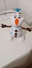 Yiwa 2021 bailando muñeco de nieve Olaf Robot con 5 música Led linterna musical eléctrico modelo de figura de acción de juguete de regalo de Navidad