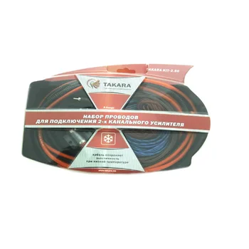 

A set of wires for connecting a 2-channel amplifier Takara kit 2.80