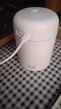 Humidificador de aire portátil USB para coche, Humidificador con luz nocturna, purificador de escritorio
