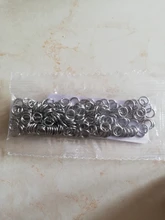 100-200 Uds. Anillos abiertos de acero inoxidable para hacer joyería conectores anillos divididos accesorios Diy joyería hallazgos suministros