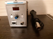 Eruntop-Estación de soldadura Digital LED 858D, desoldadura de hierro para soldar, BGA refundido, pistola de aire caliente