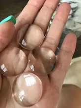 Cabujón de cristal transparente redondo plano para hacer joyas DIY 6mm 8mm 10mm 12mm 14mm 16mm 18mm 20mm 25mm 30mm 35mm