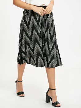 

Beli Wheel Pattern Circular Skirt