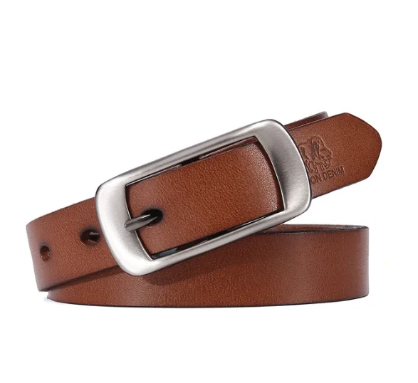 Дамский ремень с классической пряжкой N60204 - Цвет: Coffee