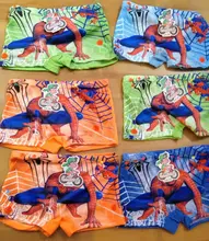 Los niños bragas calzoncillos Boxer para niños de dibujos animados Spiderman Ropa interior Niño ropa interior 3 unids/lote niños bragas para corta de niños