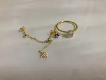 CANNER 1 pieza 925 de plata esterlina Stud Pendientes para las mujeres exquisito Piercing pendiente de plata 925 regalo de la joyería Pendientes de botón Pendientes