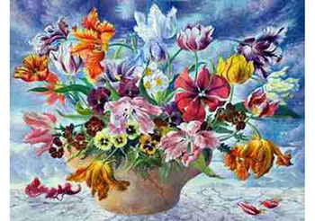 

Painting by numbers on canvas 40x50 cm "bright tulips" Red Cat g038