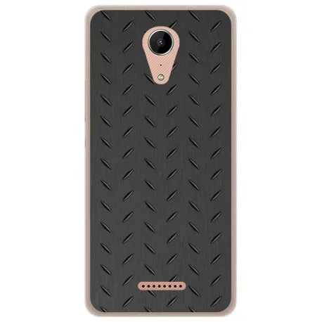 Чехол Модный гелевый для Wiko Tommy2 дизайн металлический рисунки | Мобильные