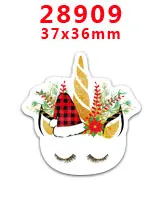 28909 30 шт мультяшный персонаж плоское украшение из смолы PR 28219 - Цвет: 28909