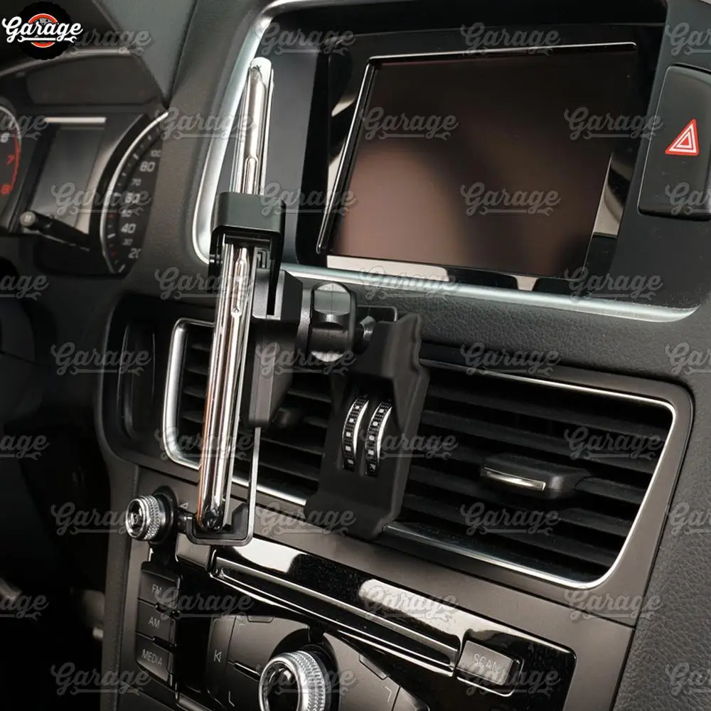 Автомобильный держатель для телефона для Audi Q5 2008-, алюминиевый сплав, 1 комплект, украшение автомобиля, аксессуары для интерьера телефона