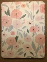Rosa Flores para iPad aire de 10,9 pulgadas 4 2020 5th 6th 10,2 8th generación 12,9 pulgadas Pro 2018 Mini 4 5 funda inteligente Con Portamatite