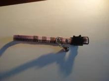 Collar de seguridad ajustable para gatos con cierre a presión, Material de algodón con campana, no mantiene el cuello, productos para cachorros de Mascota, Collar