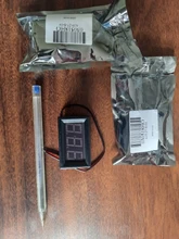 Voltímetro Digital LED de 2 y 3 cables, Detector de voltaje para coche y motocicleta, DC 12V, Monitor de capacidad, color rojo, verde y azul, 0,56 pulgadas