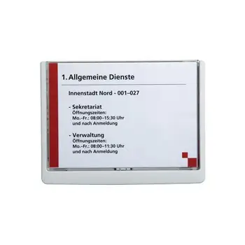 

PCs. 1 plate Click Sign A5bianco 4866-02DURABLE12.34