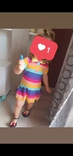 Vestido de primavera-verano de unicornio con cuello vuelto, moda para niñas pequeñas