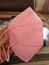 Máscara respiradora ffp2 de 6 capas, mascarilla de seguridad suave con filtración del 95%, pm2.5, fpp2, aprobado