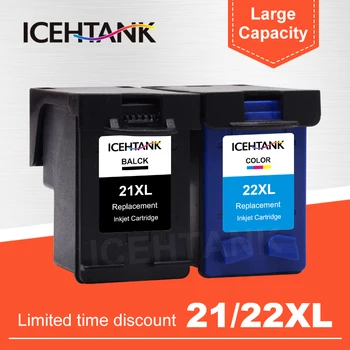 

ICEHTANK Cartridge for hp 21 22 for hp21 FOR hp22 Ink cartridges for hp Deskjet F2180 F2200 F2280 F4180 F300 F380 D2300 printers