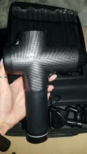 Pistola de masaje de alta frecuencia para relajación muscular, masajeador eléctrico con bolsa portátil, pistola de terapia para fitness
