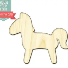 10 Horse Wood Cut Out- Custom Choose Your Size- Laser Cut Wooden Art Craft Supplies Wall Hanging Decor Wedding Nursery DCS0201