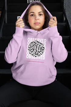 

Angemiel Wear Observed Pink Women 'S Hooded Sweatshirt