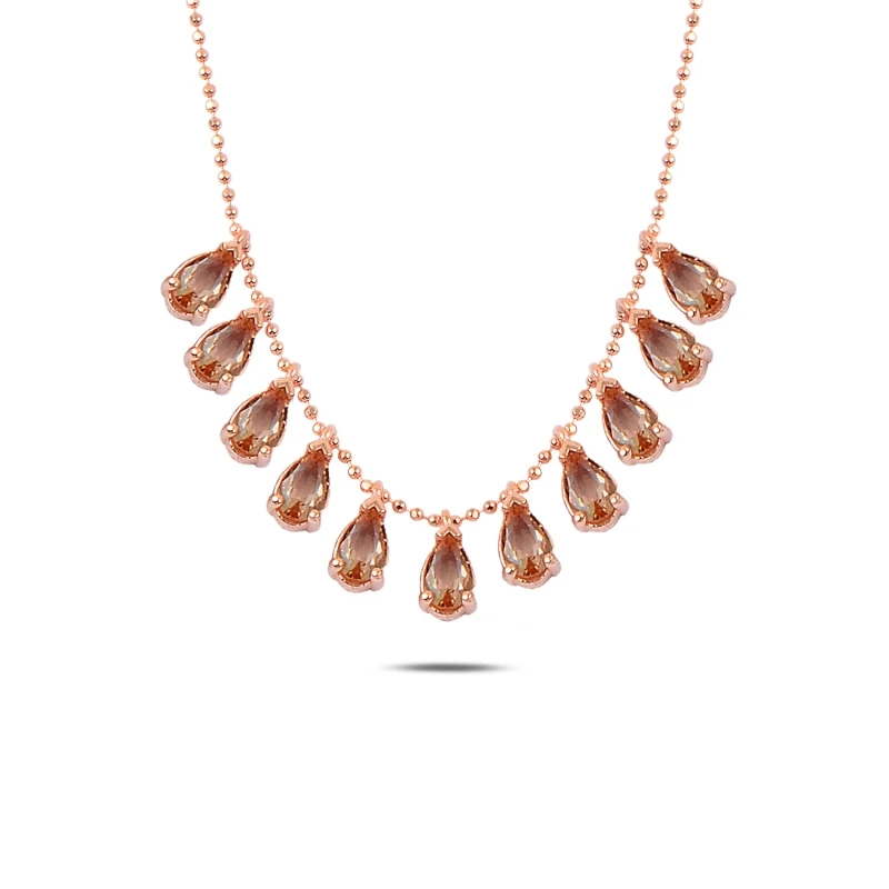 KUTAYDAN Drop Zultanite Cubic Zirconia Dangle Pendant 925 Sterling Silver