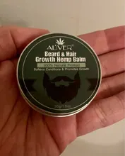 Bálsamo de cáñamo para el crecimiento del cabello de la barba, 100% de cera Natural para hombres, promueve el crecimiento de la barba, 30g