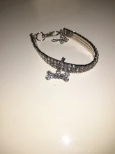 Collar ostentoso de perro de cristales para cachorro, Collar brillante con diamantes de imitación para mascotas, suministros de Perros pequeños S/M/L