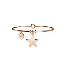 

KIDULT 316L STAINLESS STEEL BRACELET ROSE GOLD PVD, AND CRYSTALS "STARFISH" 731023-ANIMAL PLANET