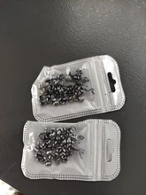 Rompin 50 unids/lote 0,2-2,1g G4-7B pesca sólido División ovalada disparó plomo explosión plomo pesca señuelo peso herramienta de accesorios