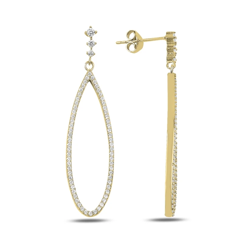 

Silver 925 Sterling Zircon Stone Earrings