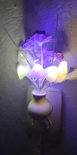 Lamp Mushroom Night-Lighting LED Romantic Lilac Home-Art-Decor Colorful Us/eu-Plug Lovely