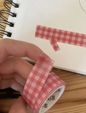 Cinta adhesiva de celosía básica de 15mm de ancho, cinta adhesiva decorativa, etiqueta adhesiva para álbum de recortes