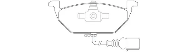 Колодки Тормозные Дисковые С Датчиком Износа Fit Fp0768e FIT арт. FP0768E
