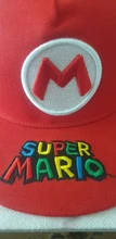 Gorra de baseball con bordado de Mario para niñas, informal, cosplay, hip hop, para viajar al aire libre