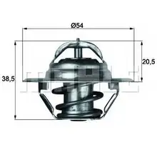 Термостат с прокладкой\ Opel Rekord/Ascona/Kadett 77 MAHLE KNECH