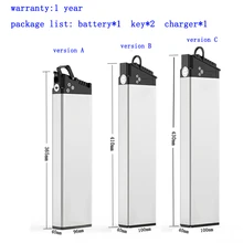 Batterie Lithium-Ion 48v pour Vélo Électrique, Ebike, Pliable, Bicyclette Similaire, 10 12,8 14ah