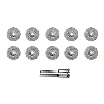 

16mm / ten pieces 2 poles plating Diamond Cutting piece Dental grinding Emery Small grinding Electric grinder jade Small slice