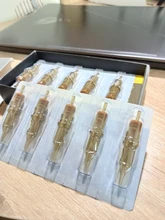 Cartuchos de agujas de tatuaje esterilizadas desechables, profesionales, avanzada, y #12 #10, revestimiento redondo 20 piezas, 1/3/5/7/9/11/14RL