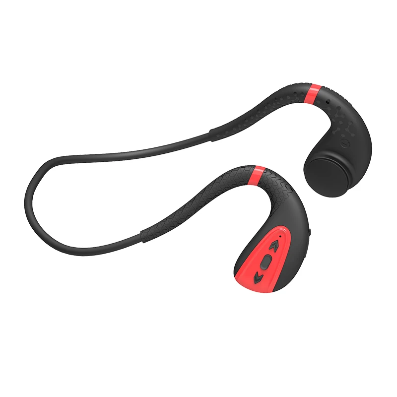 HBQ Q1 Bone Conduction Headphone Built-in Memory 8G IPX8 Waterproof MP3 Music Player Swimming Shower Earphones 15 Days Standby