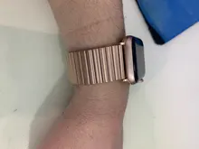 Correa de reloj elástica para Iwatch de 38mm, 40mm, 44mm y 42mm para mujer, banda de acero inoxidable para Apple Watch Series 6, 5, 4, 3, Se 2, expansión de lujo