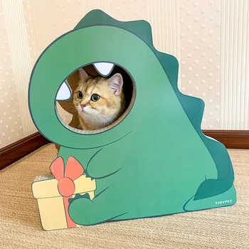 

Large cardboard scratcher with folding catnip boil 2