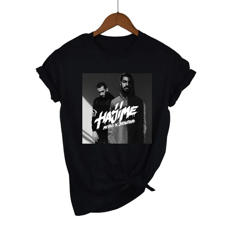 Verano de 2020 Harajuku camisa Hajime MiyaGi Andy Tops con PANDAS T camisa ruso Banda de Hip Hop mujeres T camisa estética mujer camiseta