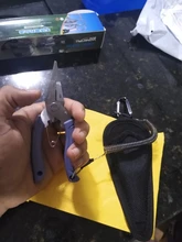 NOEBY-Alicates de pesca de acero inoxidable, herramienta de corte de anillo dividido multifuncional, ganchos para remover, productos para aparejos de pesca