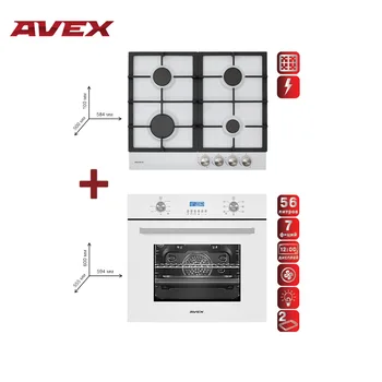 

Set the cooktop AVEX HS 6141 W and electric oven AVEX HM 6170 W