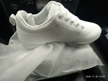 Las mujeres aeróbicos zapatos niñas zapatillas de deporte de malla ligero transpirable zapatos de baile para mujer deportes de los niños zapatos para Aerobic 28-44