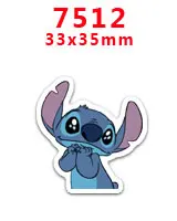 30 шт мультяшный персонаж плоское украшение из смолы PR 5896 - Цвет: 7512
