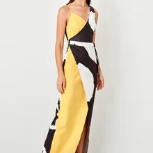 Trendyol вечернее платье с цветочным узором TPRSS19AE0028