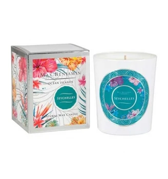 

CANDLE WITH ESSENTIAL OILS SEYCHELLES OCEAN ISLAND